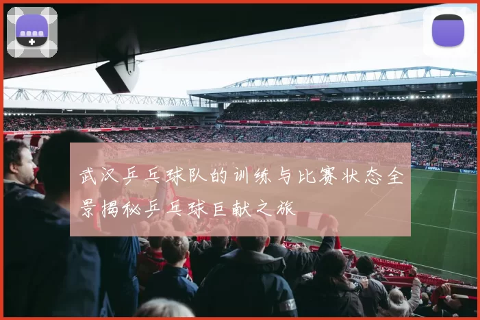 武汉乒乓球队的训练与比赛状态全景揭秘乒乓球巨献之旅