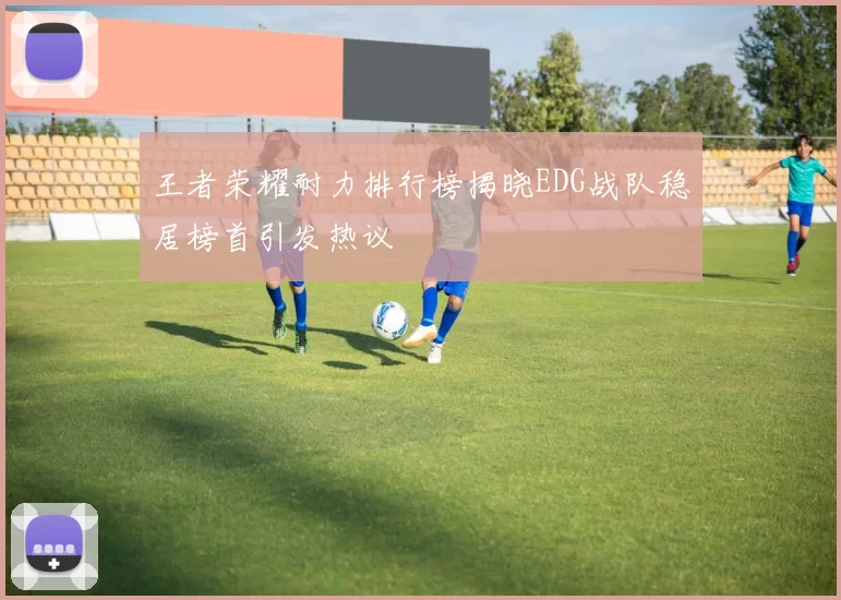 王者荣耀耐力排行榜揭晓EDG战队稳居榜首引发热议